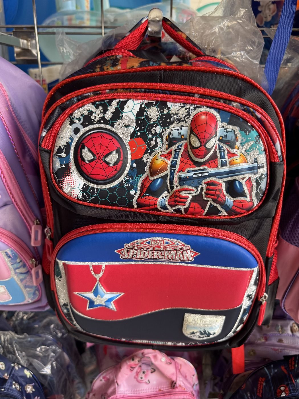Ensemble Spider-Man rouge